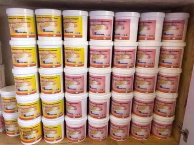 KEM NÓNG TAN MỠ GIẢM BÉO VÀNG SKINCARE SLIMMING HOT CREAM COLLAGEN hộp 1kg