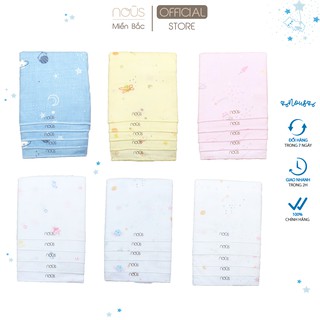 Set 5 khăn sữa Nous (các mẫu)