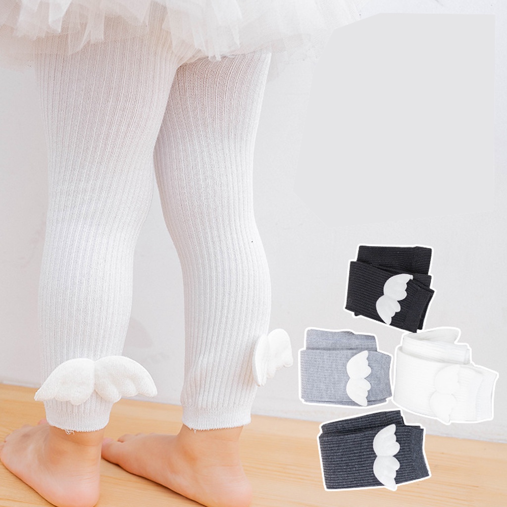 Quần legging  đính nơ cho bé gái 0-3.5 tuổi tiện lợi