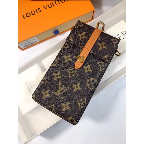 Ví nam dáng hộp chữ nhật thương hiệu thời trang cao cấp Louis Vuitton LV chất liệu da thật thiết kế độc đáo