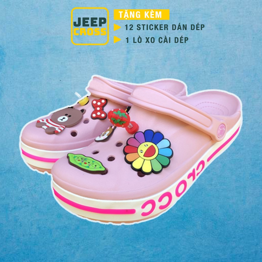 Dép cross đế bánh mỳ sục bít đầu cho nữ và nam đủ size 36, 37, 38, 39, 40, 41, 42, 43, 44, hàng xuất