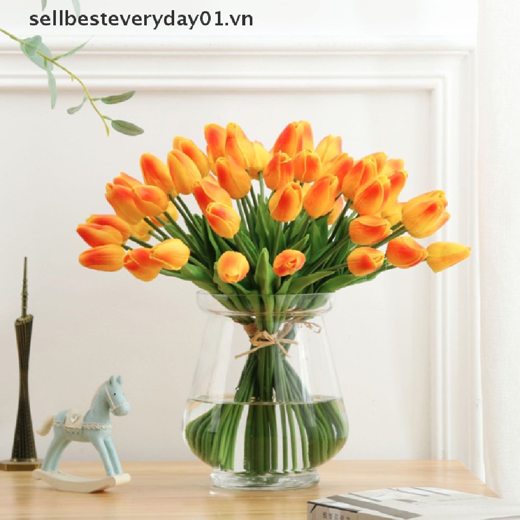 Bó Hoa tulip Giả Trang Trí Tiệc Cưới Xinh Xắn