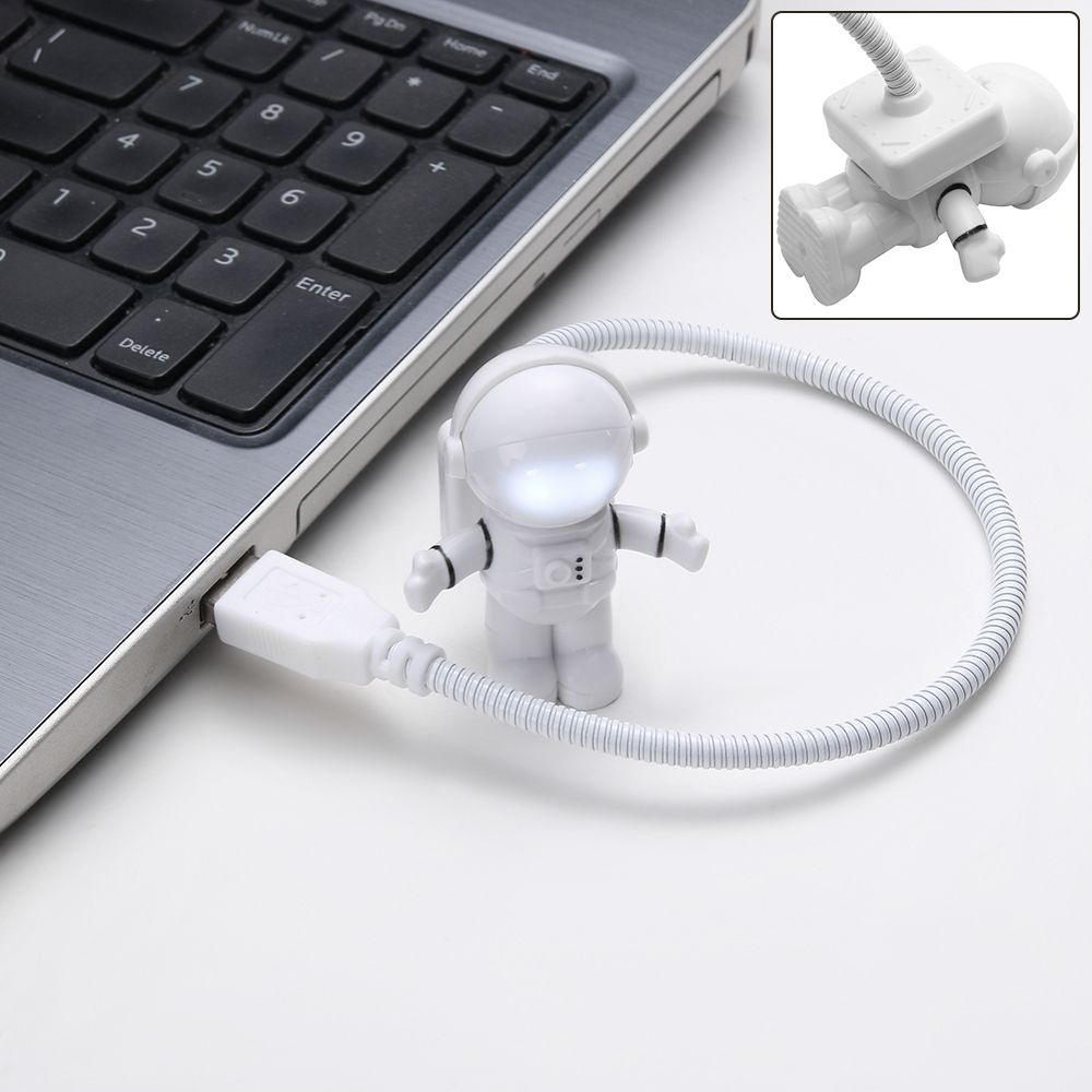 Đèn LED hình phi hành gia / tàu không gian có thể điều chỉnh nhỏ gọn tiện dụng