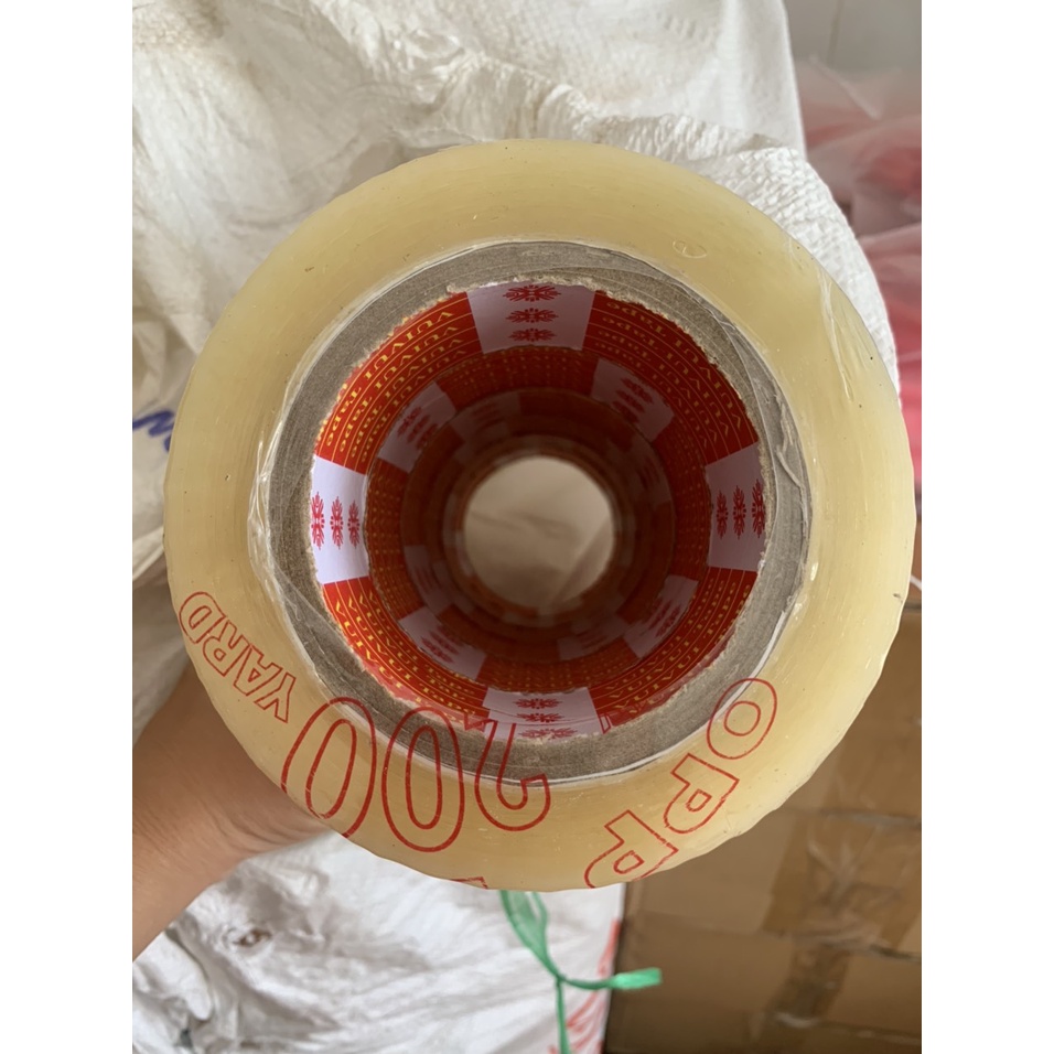 1 CUỘN BĂNG KEO TRONG/ĐỤC/HÀNG DỄ VỠ 5F 100Y-200Y