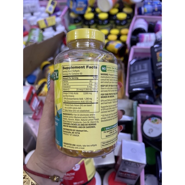 Dầu cá Spring Valley Omega-3