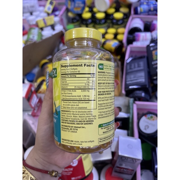 Dầu cá Spring Valley Omega-3