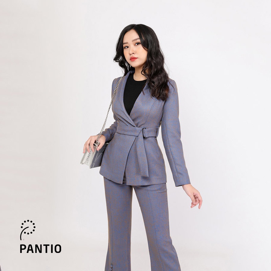 Áo khoác bộ Demi kèm đai thắt eo BAD92129 - PANTIO