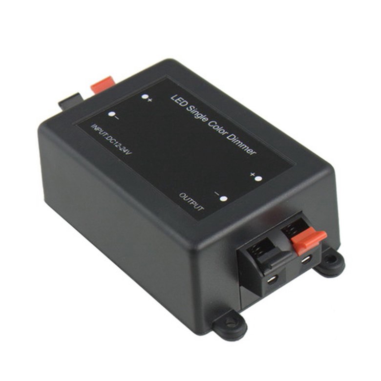 Bộ điều khiển không dây điều chỉnh độ sáng từ xa cho đèn LED màu đơn RF điện áp 12-24V 8A