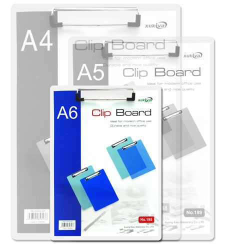 Bìa Trình Ký Nhựa Trong Xukiva A4/A5/A6