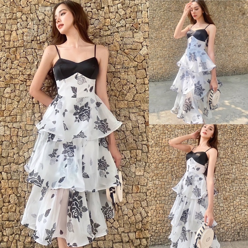 Đầm xoè 2s 3 tầng cực xinh duyên dáng (Đẹp mê ly💯)