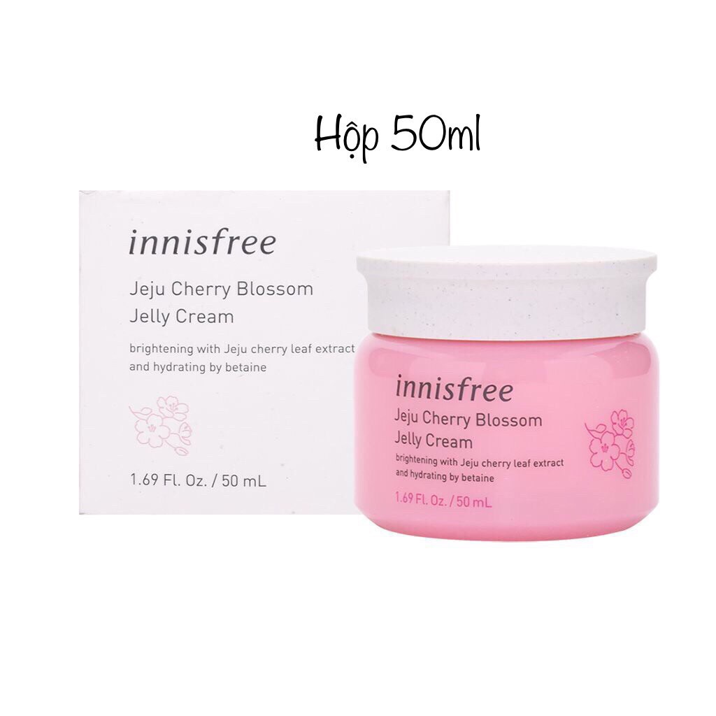 Kem Dưỡng Dạng Gel Cấp Nước Chiết Xuất Anh Đào Innisfree Jeju Cherry Blossom Jelly Cream