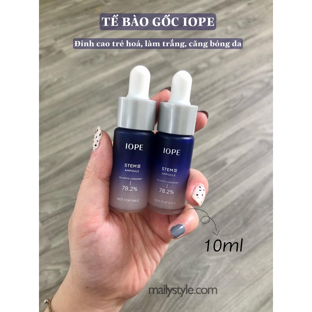 Tế Bào Gốc Iope - Đỉnh Cao Về Làm Trắng, Mờ Nám, Trẻ Hóa Làn Da
