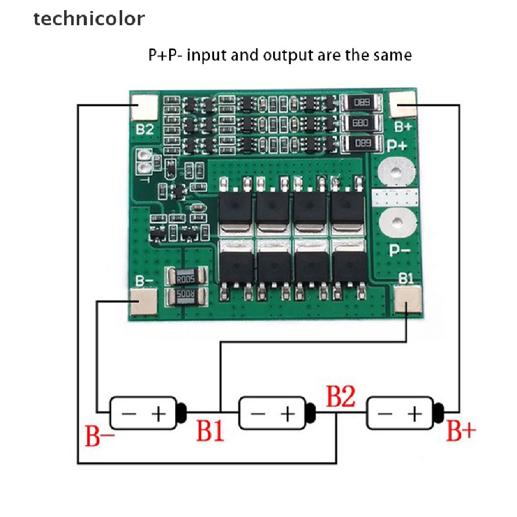 Bảng Mạch Sạc Pin 25A 12V BMS Chất Lượng Cao