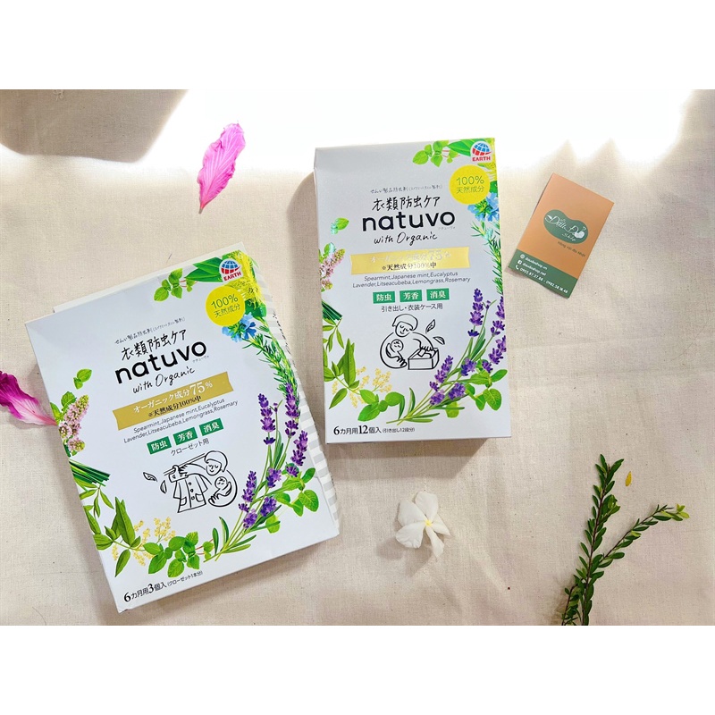Túi Natuvo Earth chống côn trùng cho tủ quần áo