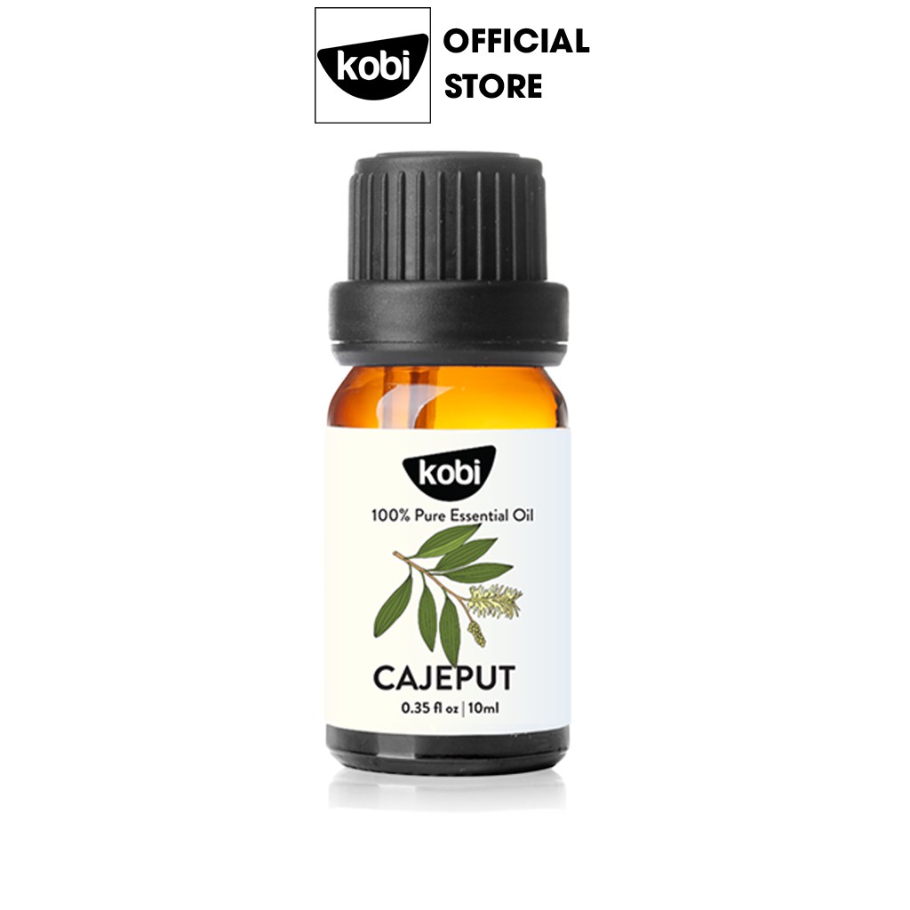 Tinh dầu Tràm Gió Kobi Cajeput essential oil giúp giữ ấm cơ thể bé, xua đuổi côn trùng hiệu quả - 10ml
