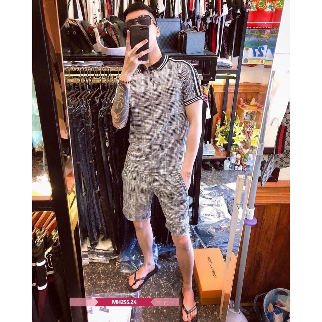 Bộ Hè Nam, Bộ Thể Thao Nam Chất Liệu Thun Lanh Co Dan 4 chiều Mã Sản Phẩm - BN256 - TrongTanFashion | BigBuy360 - bigbuy360.vn