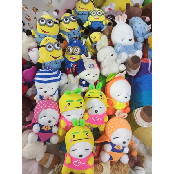 Móc khoá gấu bông mini ,hí size khoảng 7-12cm