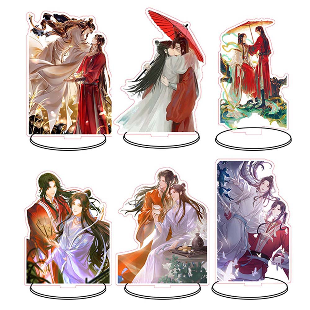 Mô hình acrylic và giá đỡ kiểu nhân vật hoạt hình Anime Tian Guan Ci Fu để trang trí bàn làm việc