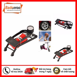 Bơm - bơm đạp chân mini dùng cho xe đạp, xe máy, ô tô, bóng bay....