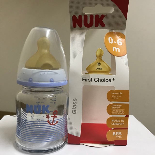 Nuk thủy tinh 120ml