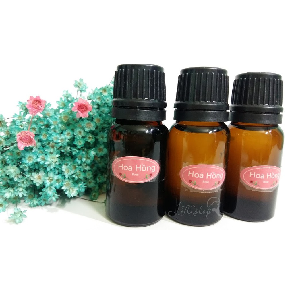 Tinh dầu hoa hồng 100% thiên nhiên.