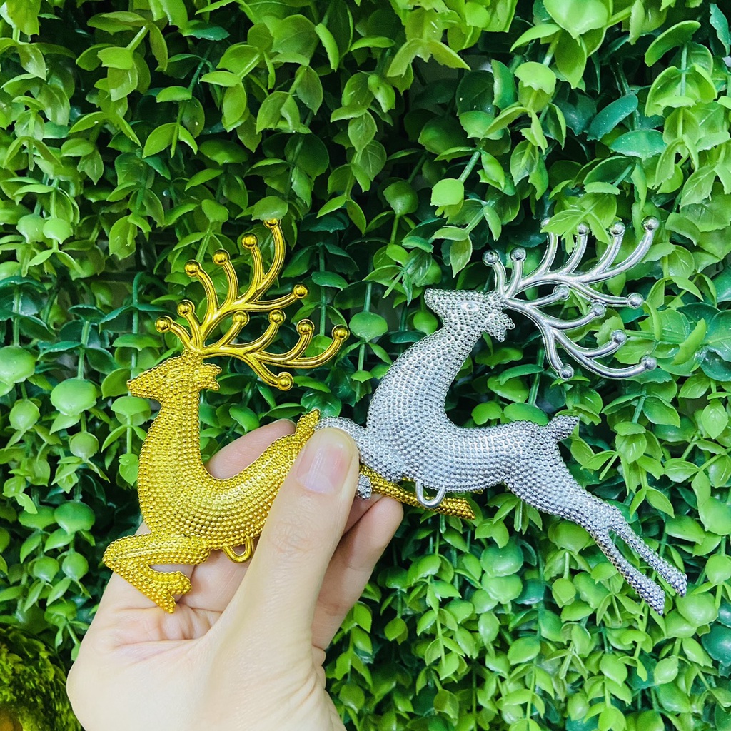 Set 5 Tuần lộc treo cây thông trang trí Noel Nguyên Liệu Pha Chế Sỉ Hà Nội