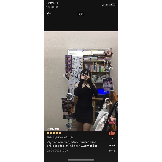 ĐẦM BODY CỔ YẾM TRỄ VAI ( có Feedback +video shop tự chụp) | BigBuy360 - bigbuy360.vn