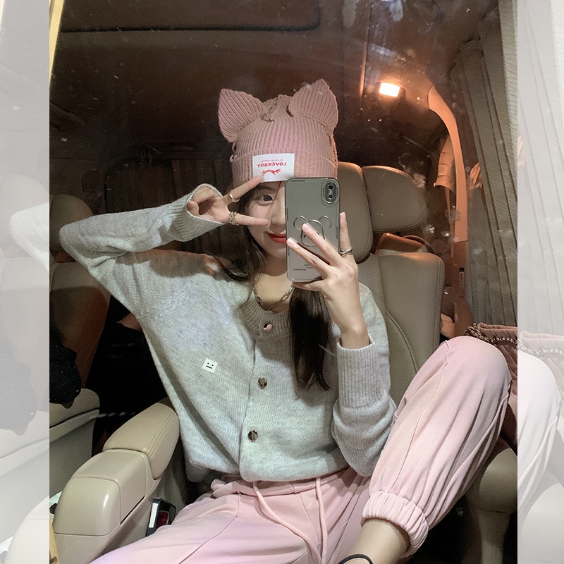 NRVP Áo KhoáC Cardigan Tay DàI Phong CáCh HàN QuốC