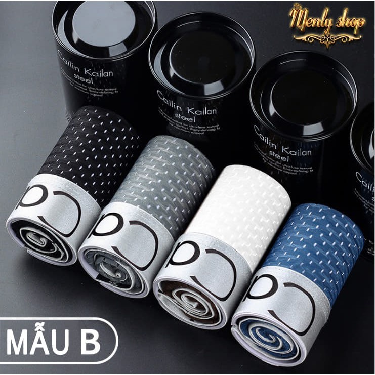 Quần sịp nam, quần lót đùi nam thông hơi cao cấp Combo 4 quần đủ size