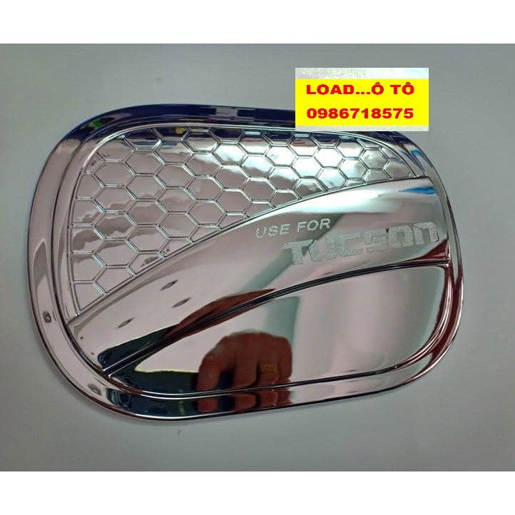 NẮP BÌNH XĂNG HUYNDAI TUCSON 2018-2021 Nhựa ABS Mạ Crom Sáng Bóng