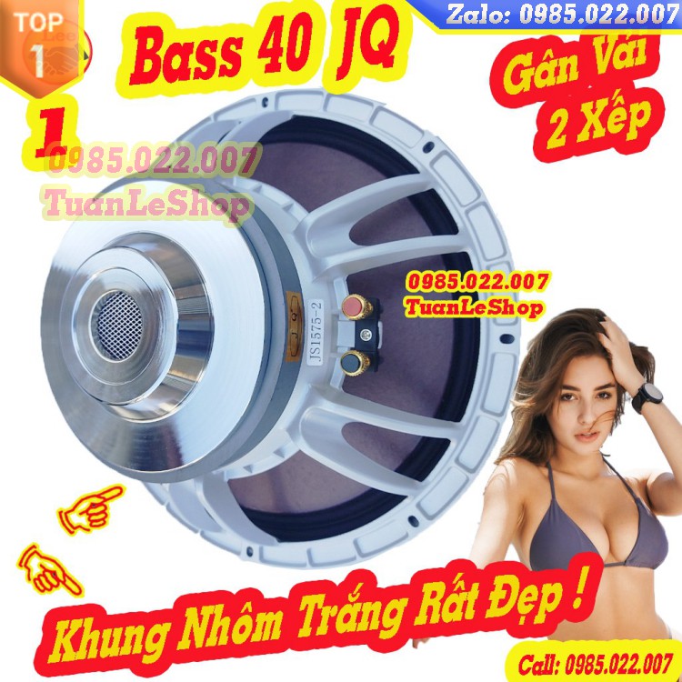 LOA BASS 4 TẤC COIL 75 TỪ 190 JQ TRẮNG HAY VÀ ĐẸP KHÔNG TÌ VẾT - GIÁ 1 CHIẾC BASS 40