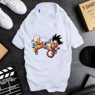 ÁO PHÔNG CỘC TAY 7 VIÊN NGỌC RỒNG-SON GOKU IN HÌNH HOẠT HÌNH CỰC ĐẸP FULL SIZE CHO GIA ĐÌNH - 150696