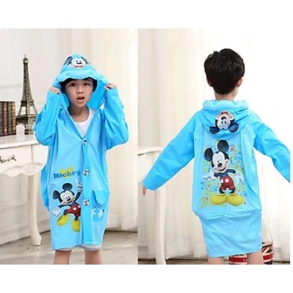 [Sale 12.12] Áo mưa trẻ em cao cấp, Áo mưa cho bé hoạt hình disney dễ thương