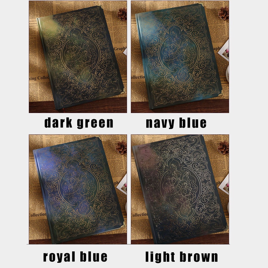 Sổ Tay Nhật Ký Sáng Tạo Phong Cách Châu Âu Cổ Điển Nhiều Màu Sắc