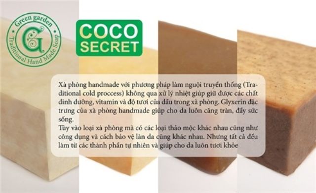 XÀ PHÒNG DẦU DỪA HANDMADE COCO SECRET LAVENDER