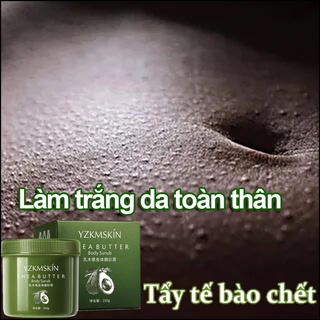 Tẩy tế bào chết body kem tẩy tế bào chết mặt tắm trắng toàn thân 250g loại bỏ da gà làm trắng