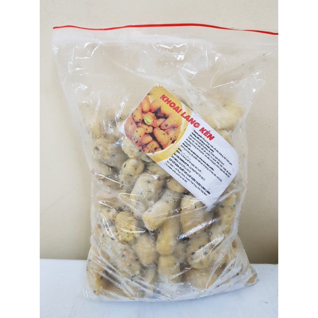 Khoai Lang Kén Tẩm vừng Thơm Cốt Dừa gói 1kg
