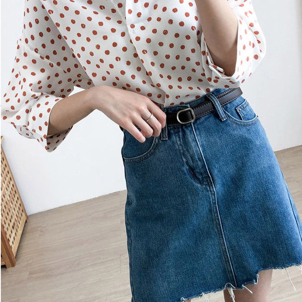 Thắt lưng da PU phong cách thời trang dành cho nữ