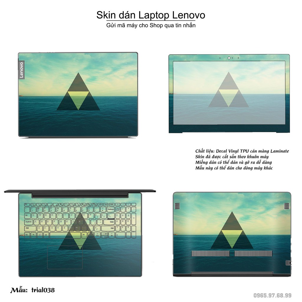 Skin dán Laptop Lenovo in hình Đa giác _nhiều mẫu 7 (inbox mã máy cho Shop)