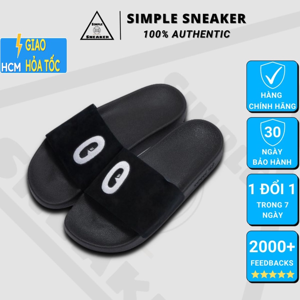 Dép Adidas Adilette Quai Ngang HÀNG CHÍNH HÃNG Adidas Originals Adilette Black x Hattie Stewart - Simple Sneaker