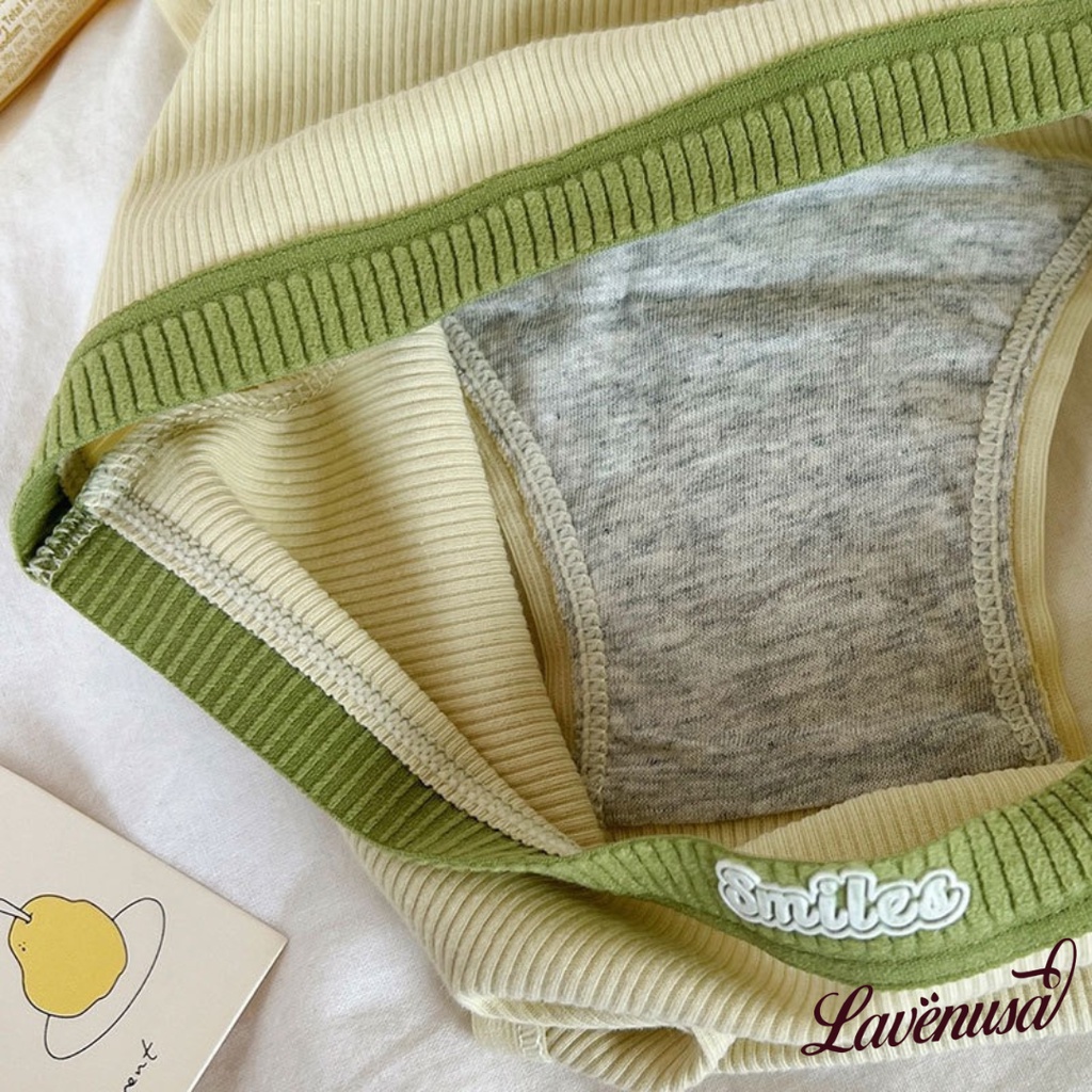 Quần lót nữ cotton gân tăm kháng khuẩn mềm mại thoáng khí LAVENUSA QL84