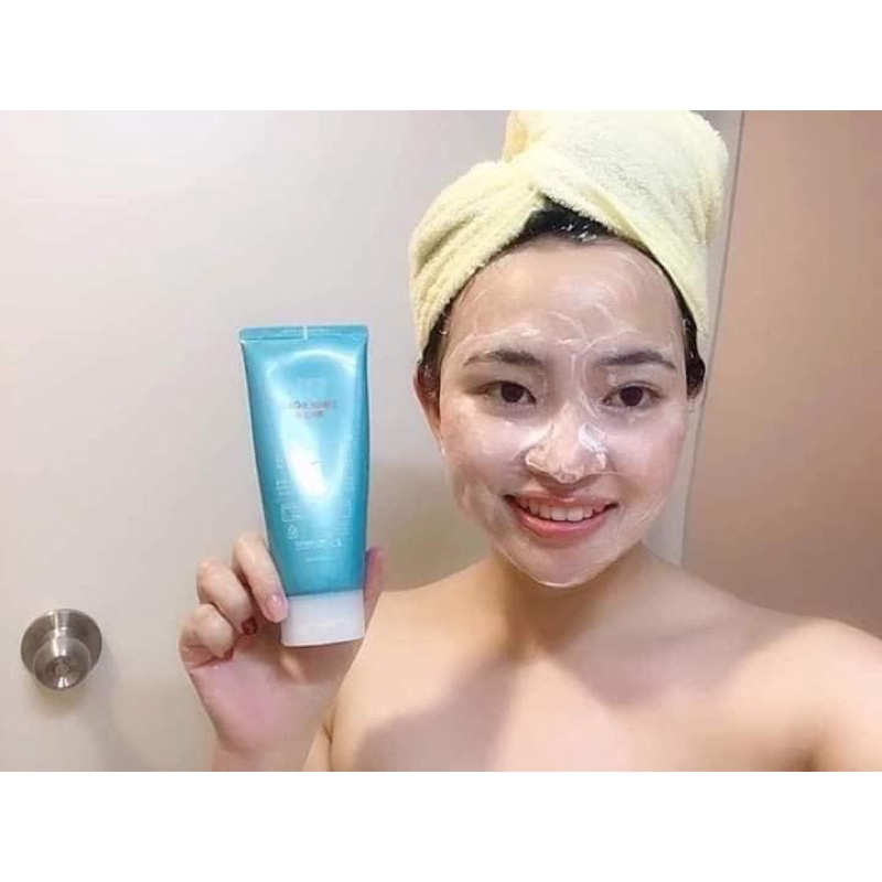 Bộ 3 sản phẩm làm sạch sâu. se khít lỗ chân lông hết mụn - Sữa rửa mặt -tẩy trang- tẩy da chết,