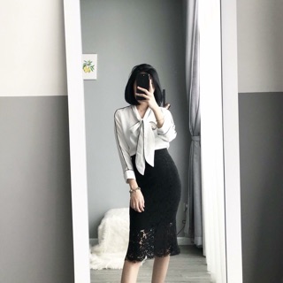 Chân váy ren đuôi cá (có sẵn)