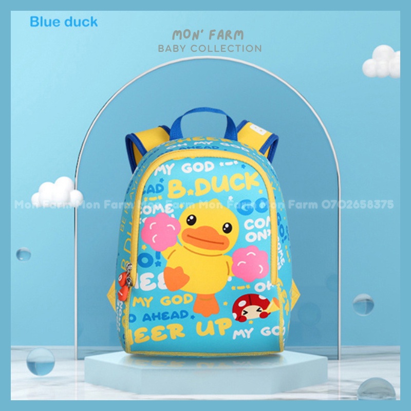 Ba Lô Đeo BDuck Cao Cấp Cho Bé Đi Nhà Trẻ Mầm Non BD2010