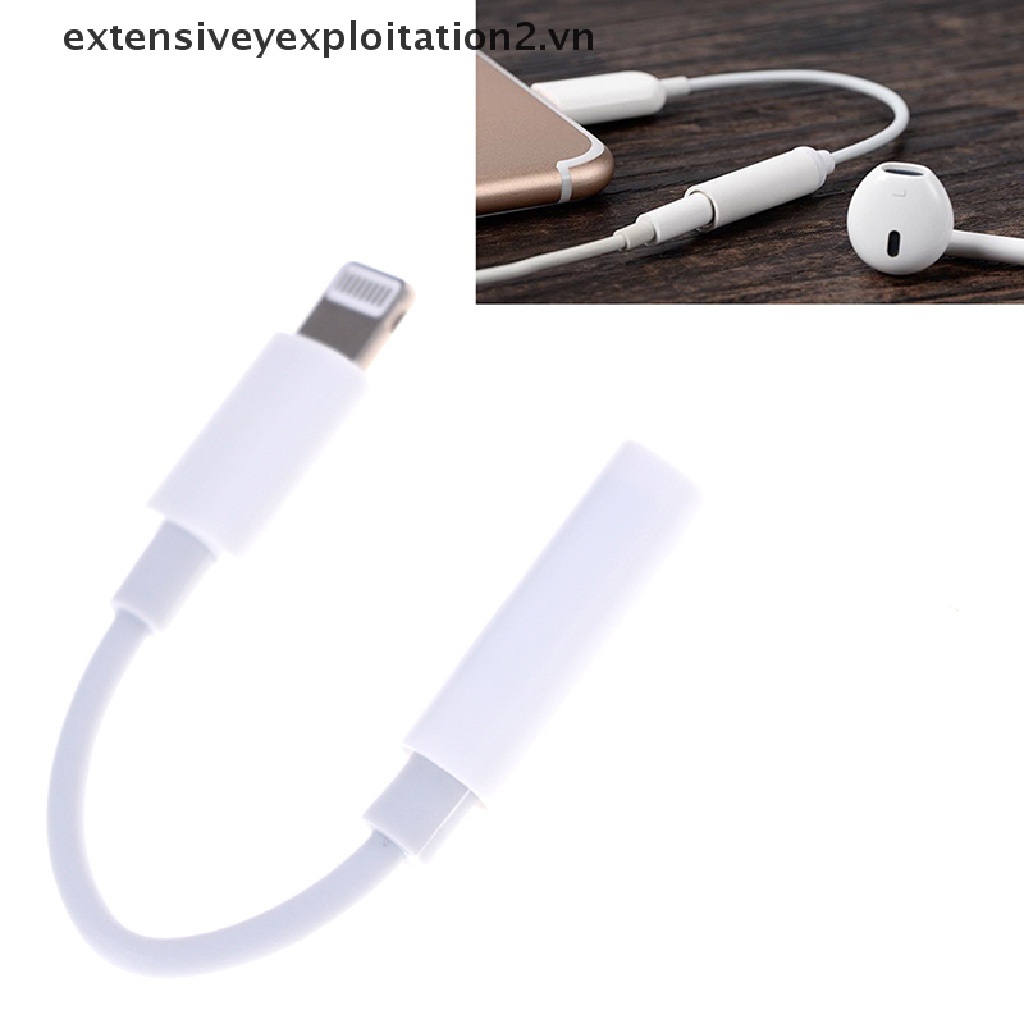 Set 2 dây cáp chuyển đổi âm thanh tai nghe cho iPhone
