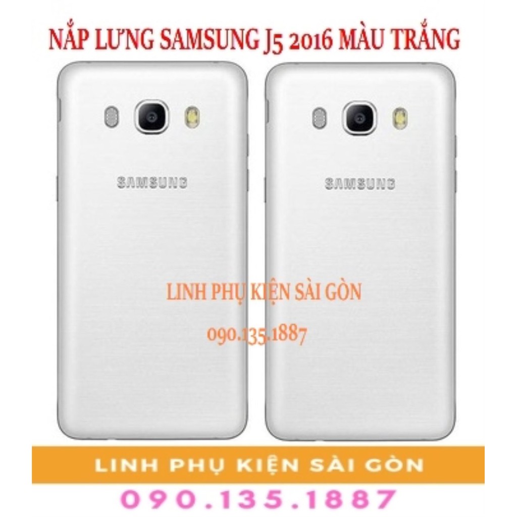 NẮP LƯNG SAMSUNG J5 2016 MÀU TRẮNG