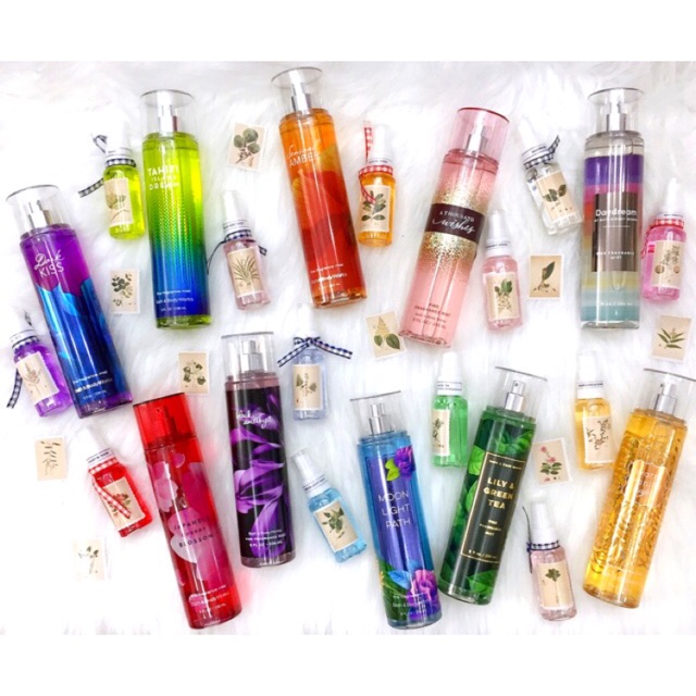 [ Phân loại- mini 33ml] Bộ sưu tập Sản phẩm Xịt thơm toàn thân lưu hương nước hoa Bath and Body Works | BigBuy360 - bigbuy360.vn