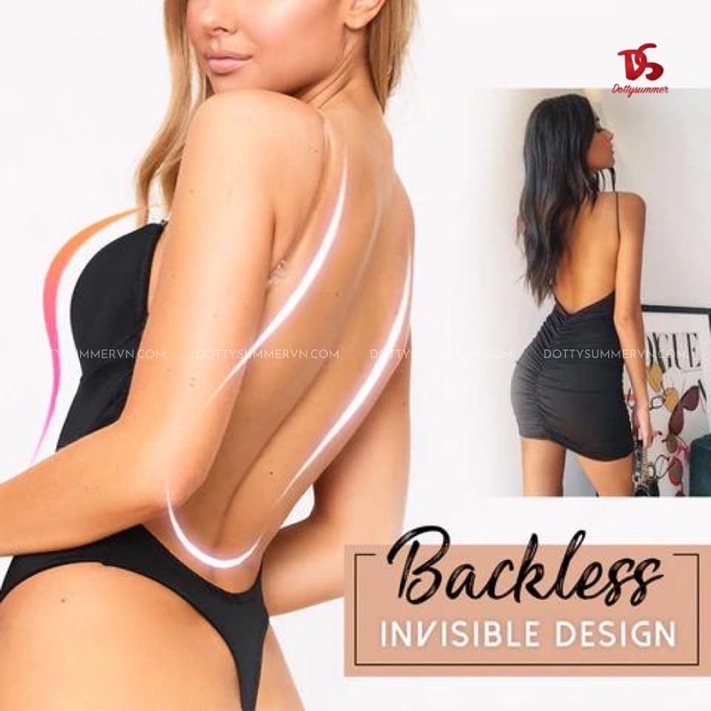 Bodysuit/ Bra Suit Áo Định Hình Nữ Diện Khoét Ngực & Hở Lưng Sâu