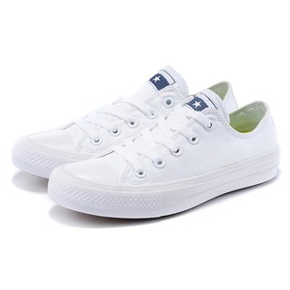 Giày Nữ, Giày Sneaker CKII Vải - Đế Cao Su Cổ Thấp Màu Trắng