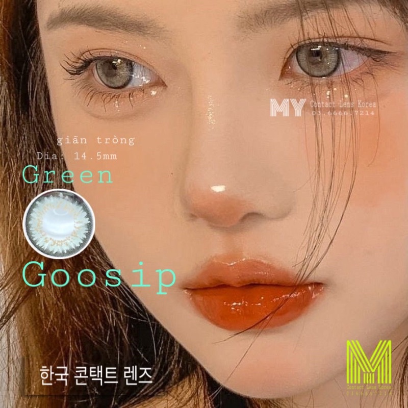 Kính áp tròng Contact lens green